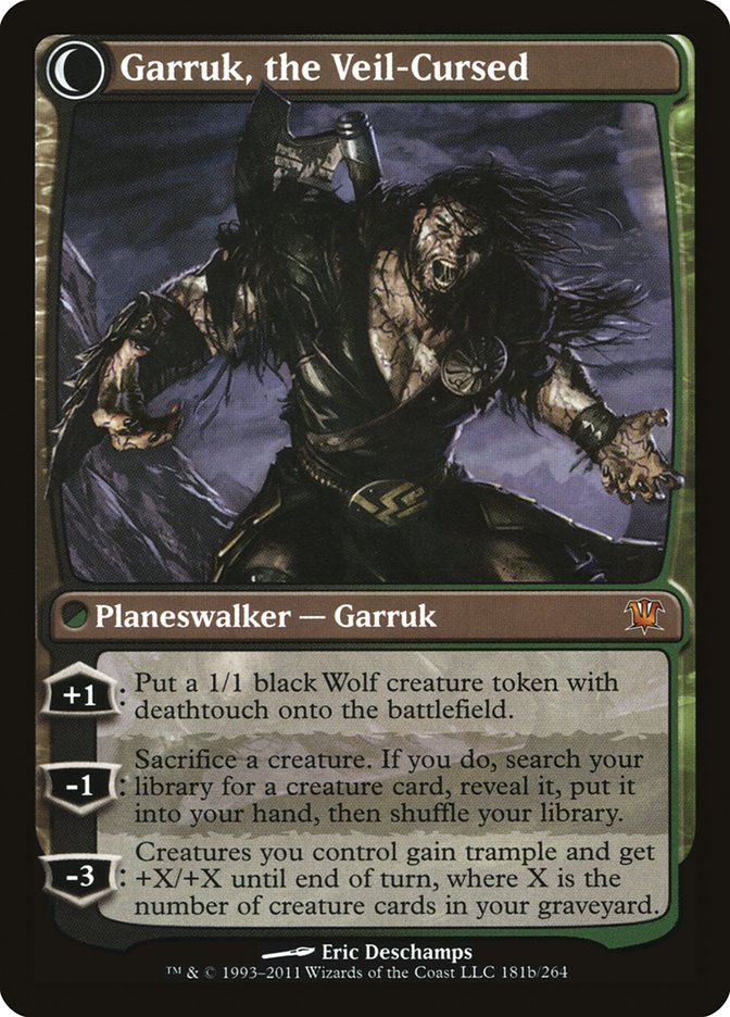 Garruk Relentless // Garruk, the Veil-Cursed [Innistrad] | Shuffle n Cut Hobbies & Games