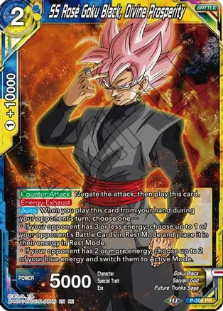 SS Rose Goku Black, Divine Prosperity [P-206] | Shuffle n Cut Hobbies & Games