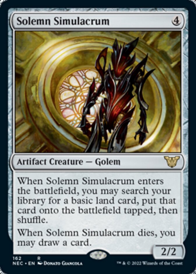 Solemn Simulacrum [Kamigawa: Neon Dynasty Commander] | Shuffle n Cut Hobbies & Games