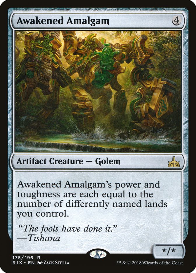 Awakened Amalgam [Rivals of Ixalan] | Shuffle n Cut Hobbies & Games