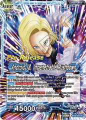 Android 18 // Android 18, Impenetrable Rushdown (BT20-023) [Power Absorbed Prerelease Promos] | Shuffle n Cut Hobbies & Games