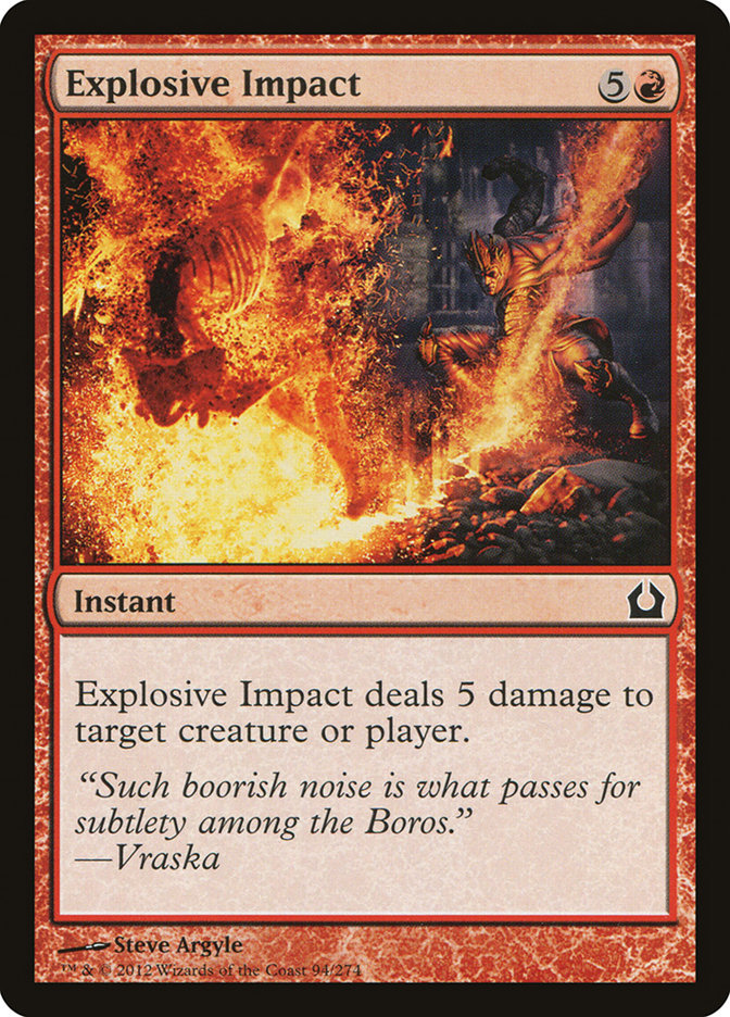 Explosive Impact [Return to Ravnica] | Shuffle n Cut Hobbies & Games