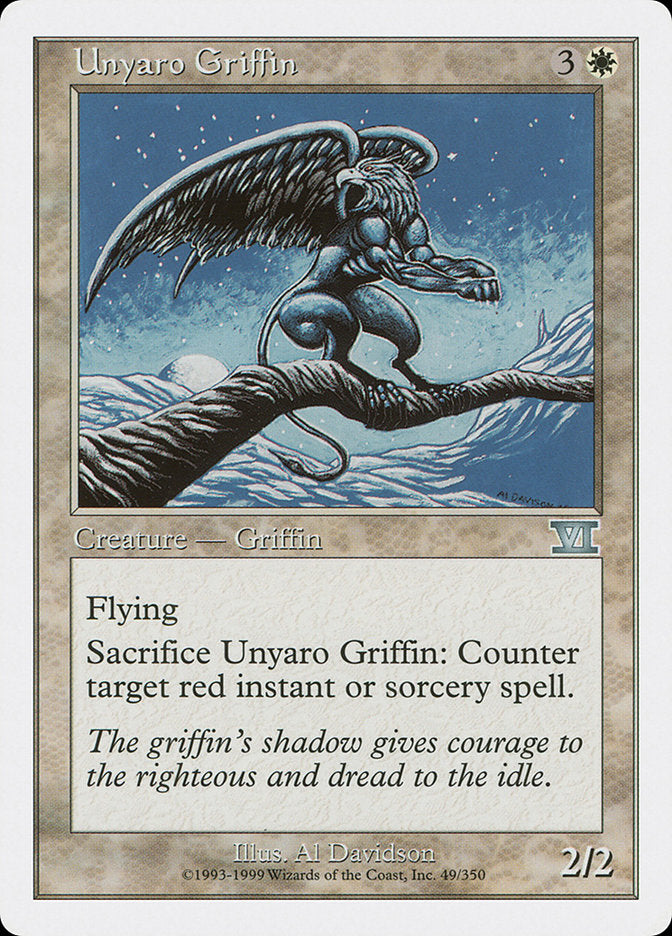 Unyaro Griffin [Classic Sixth Edition] | Shuffle n Cut Hobbies & Games