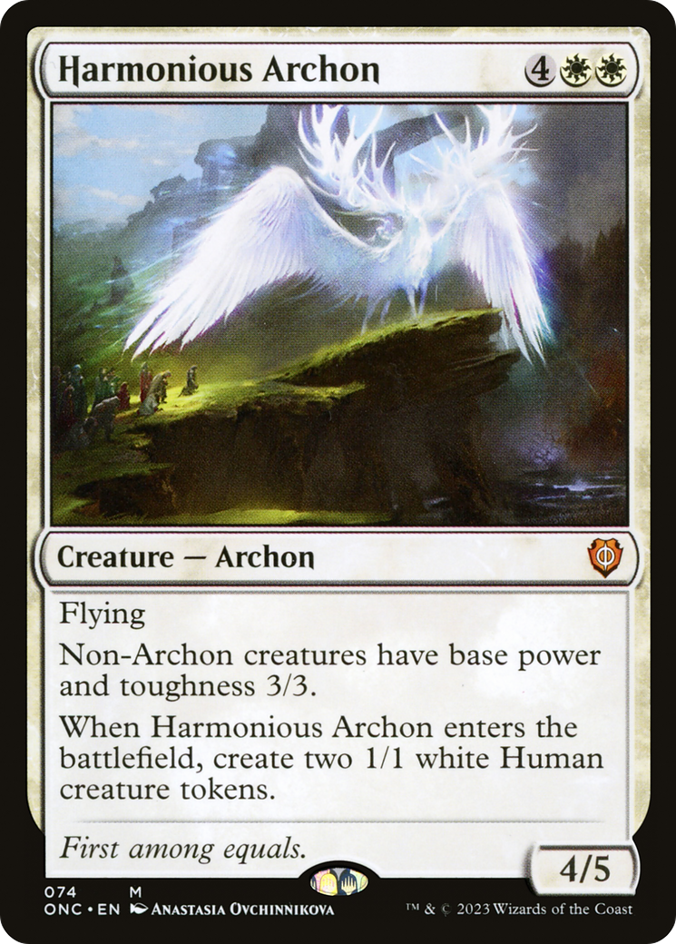 Harmonious Archon [Phyrexia: All Will Be One Commander] | Shuffle n Cut Hobbies & Games