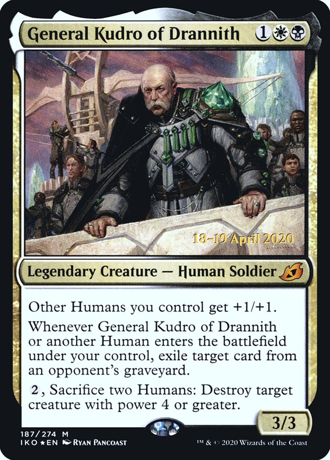 General Kudro of Drannith [Ikoria: Lair of Behemoths Prerelease Promos] | Shuffle n Cut Hobbies & Games