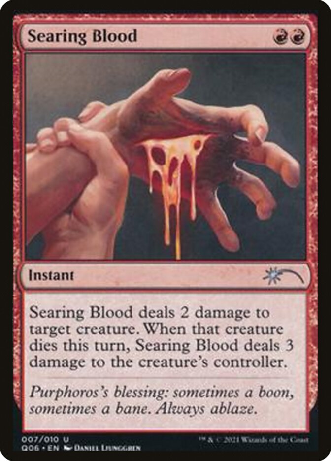 Searing Blood [Pioneer Challenger Decks 2021] | Shuffle n Cut Hobbies & Games