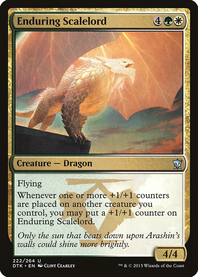 Enduring Scalelord [Dragons of Tarkir] | Shuffle n Cut Hobbies & Games