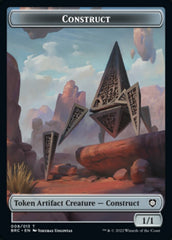 Construct (008) // Phyrexian Myr Double-Sided Token [The Brothers' War Commander Tokens] | Shuffle n Cut Hobbies & Games