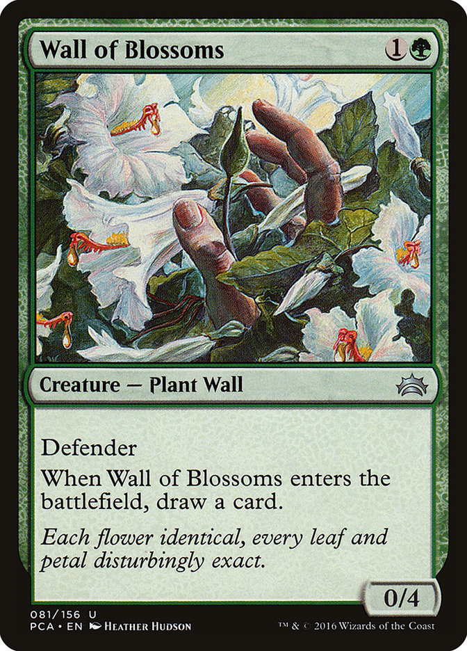 Wall of Blossoms [Planechase Anthology] | Shuffle n Cut Hobbies & Games