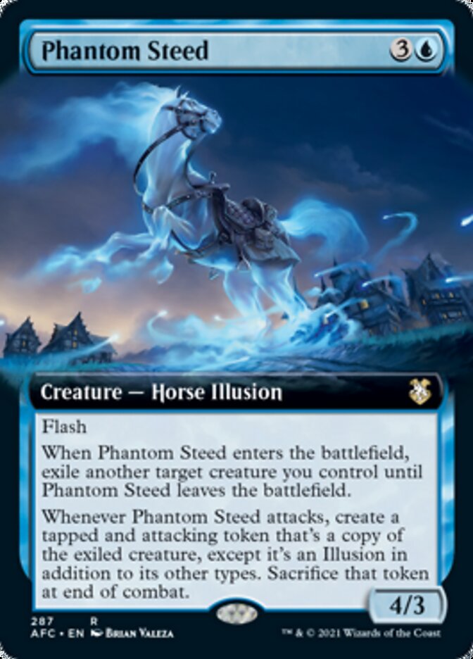 Phantom Steed (Extended Art) [Dungeons & Dragons: Adventures in the Forgotten Realms Commander] | Shuffle n Cut Hobbies & Games