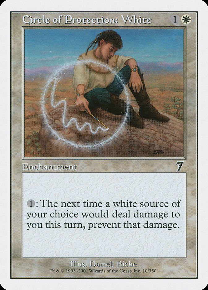 Circle of Protection: White [Seventh Edition] | Shuffle n Cut Hobbies & Games