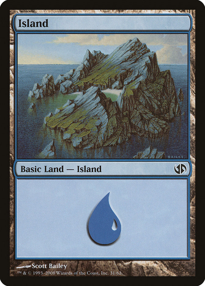 Island (31) [Duel Decks: Jace vs. Chandra] | Shuffle n Cut Hobbies & Games