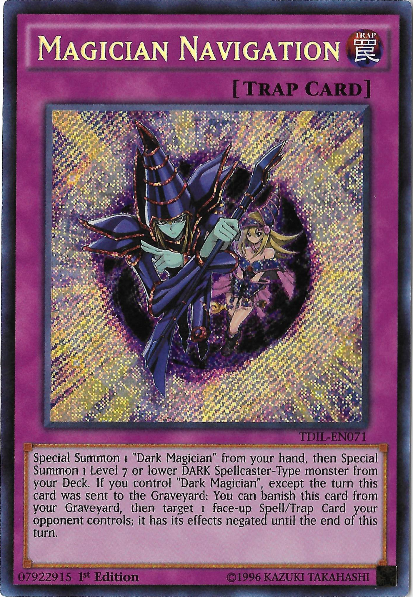 Magician Navigation [TDIL-EN071] Secret Rare | Shuffle n Cut Hobbies & Games