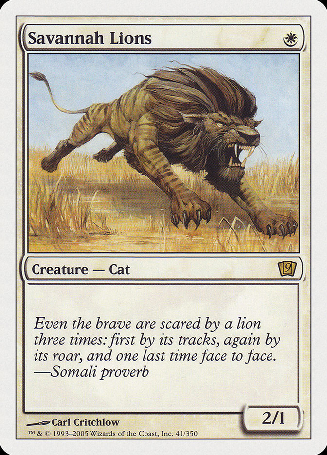 Savannah Lions [Ninth Edition] | Shuffle n Cut Hobbies & Games