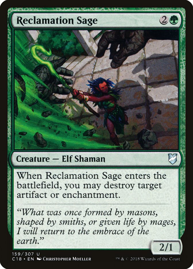 Reclamation Sage [Commander 2018] | Shuffle n Cut Hobbies & Games