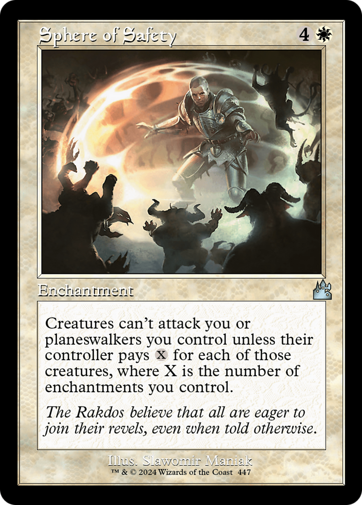 Sphere of Safety (Retro Frame) [Ravnica Remastered] | Shuffle n Cut Hobbies & Games