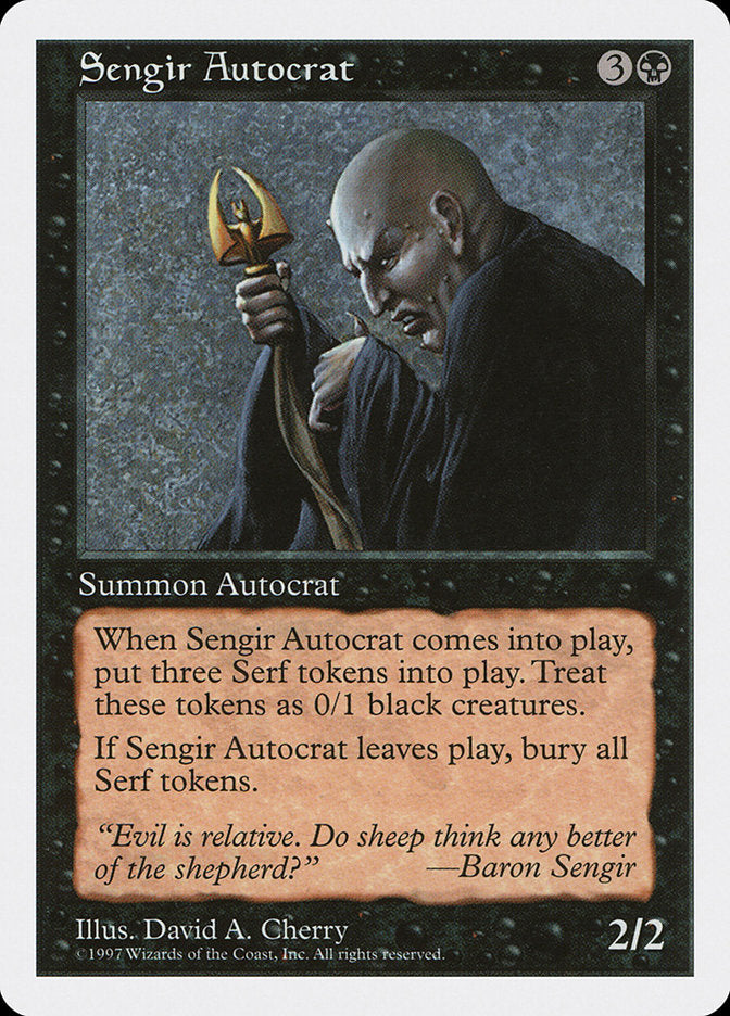 Sengir Autocrat [Fifth Edition] | Shuffle n Cut Hobbies & Games