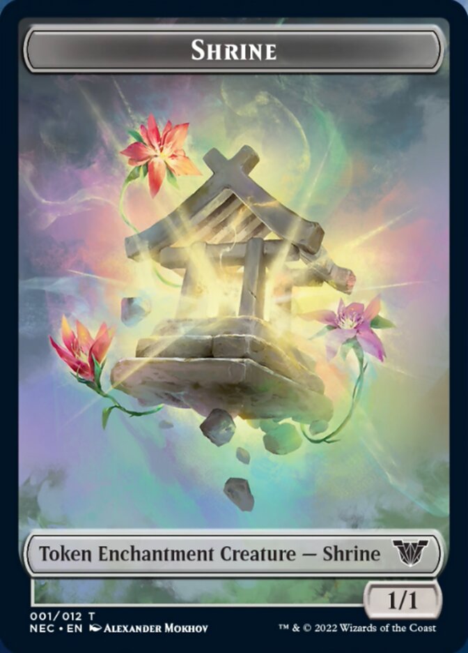 Shrine Token [Kamigawa: Neon Dynasty Commander Tokens] | Shuffle n Cut Hobbies & Games