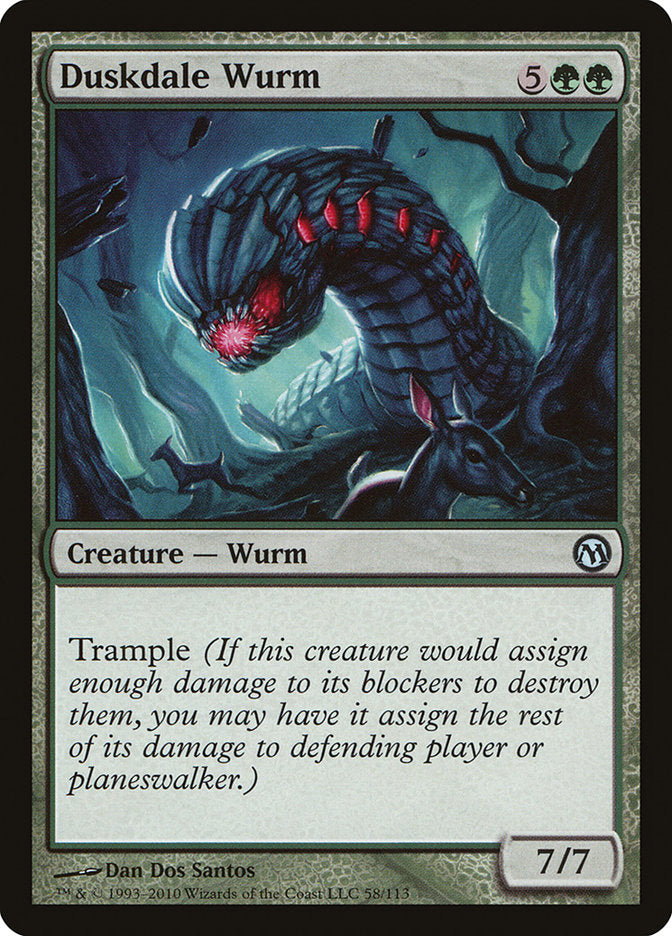 Duskdale Wurm [Duels of the Planeswalkers] | Shuffle n Cut Hobbies & Games