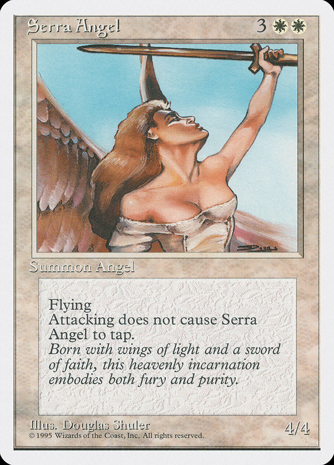 Serra Angel [Fourth Edition] | Shuffle n Cut Hobbies & Games