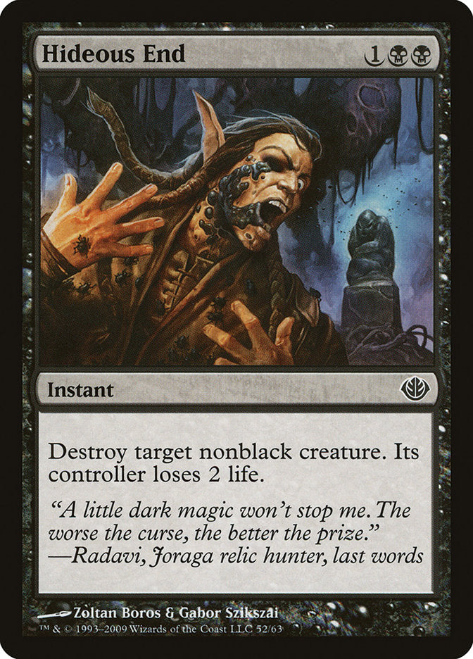 Hideous End [Duel Decks: Garruk vs. Liliana] | Shuffle n Cut Hobbies & Games