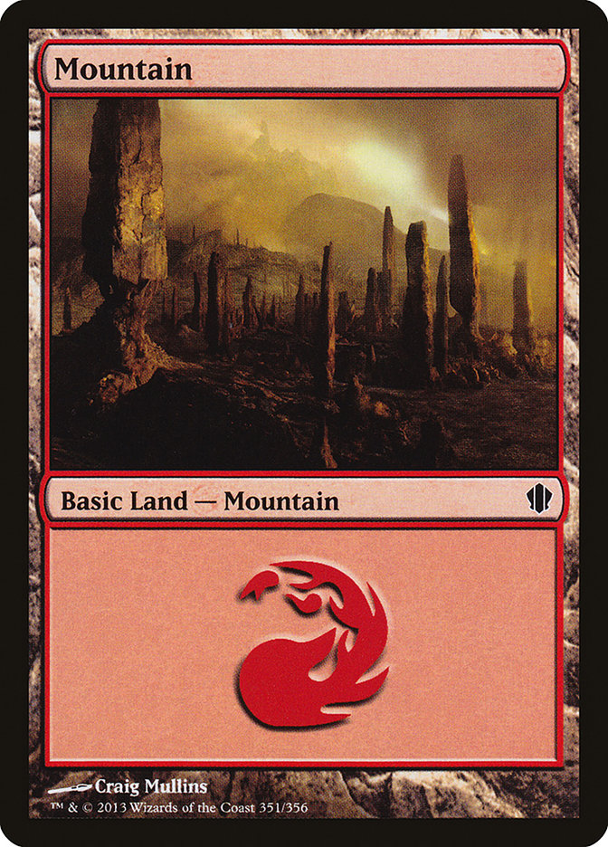 Mountain (351) [Commander 2013] | Shuffle n Cut Hobbies & Games