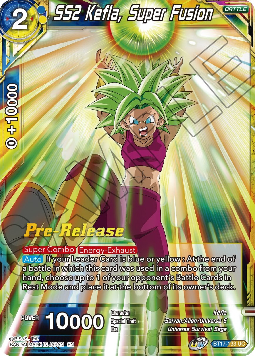 SS2 Kefla, Super Fusion (BT17-133) [Ultimate Squad Prerelease Promos] | Shuffle n Cut Hobbies & Games