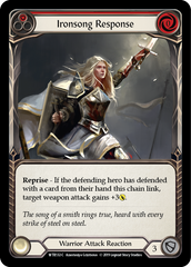 Ironsong Response (Red) [WTR132-C] Alpha Print Rainbow Foil | Shuffle n Cut Hobbies & Games
