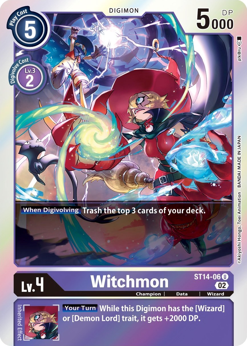 Witchmon [ST14-06] [Starter Deck: Beelzemon Advanced Deck Set] | Shuffle n Cut Hobbies & Games