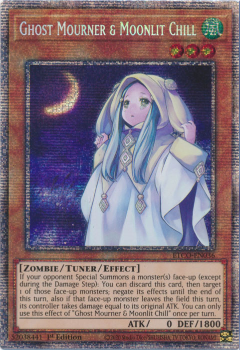 Ghost Mourner & Moonlit Chill [ETCO-EN036] Starlight Rare | Shuffle n Cut Hobbies & Games