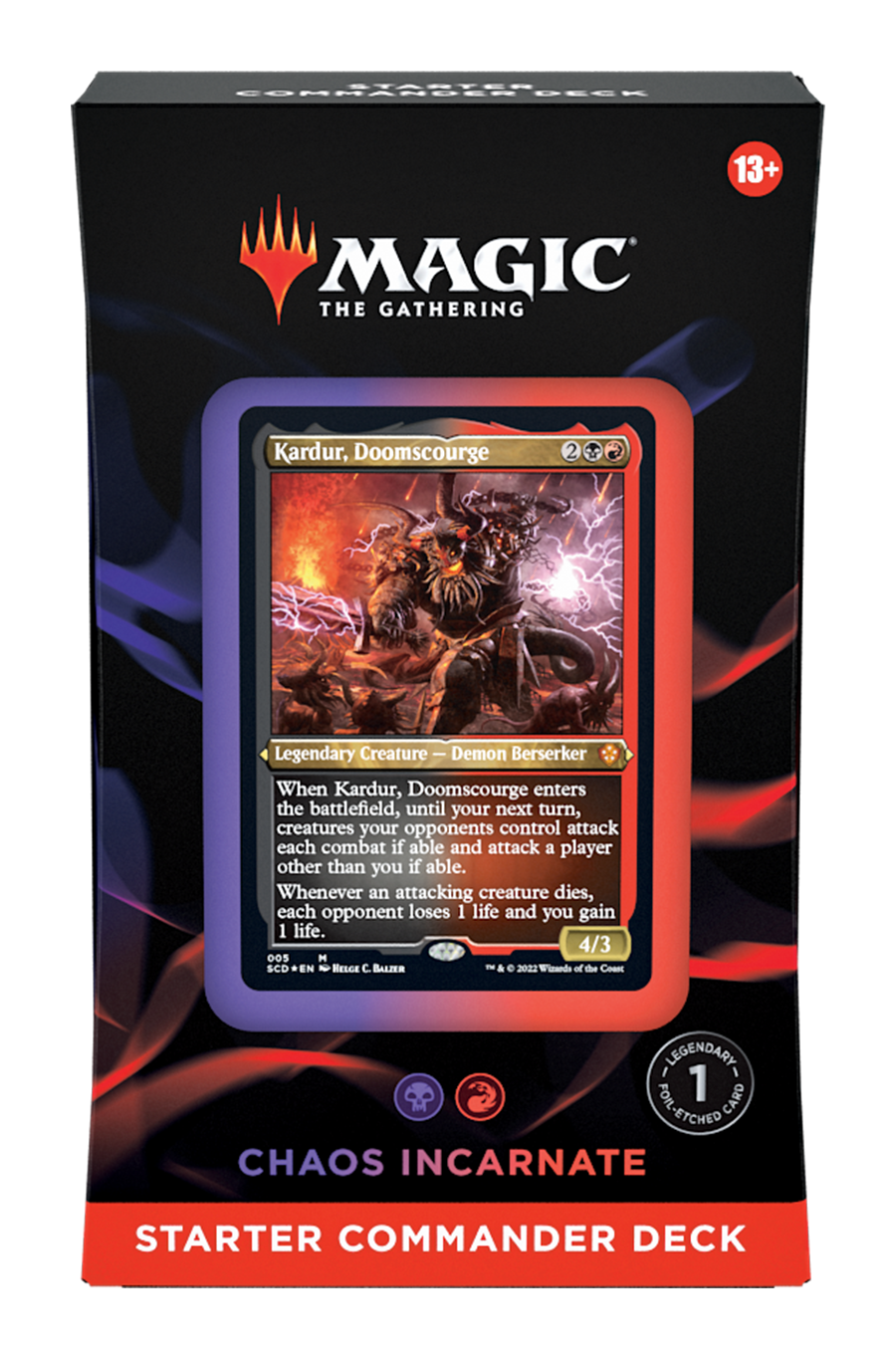 Starter Commander Deck (Chaos Incarnate) | Shuffle n Cut Hobbies & Games