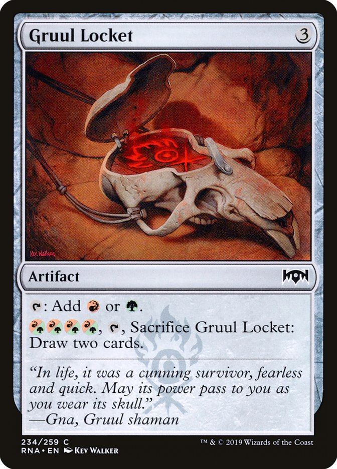 Gruul Locket [Ravnica Allegiance] | Shuffle n Cut Hobbies & Games