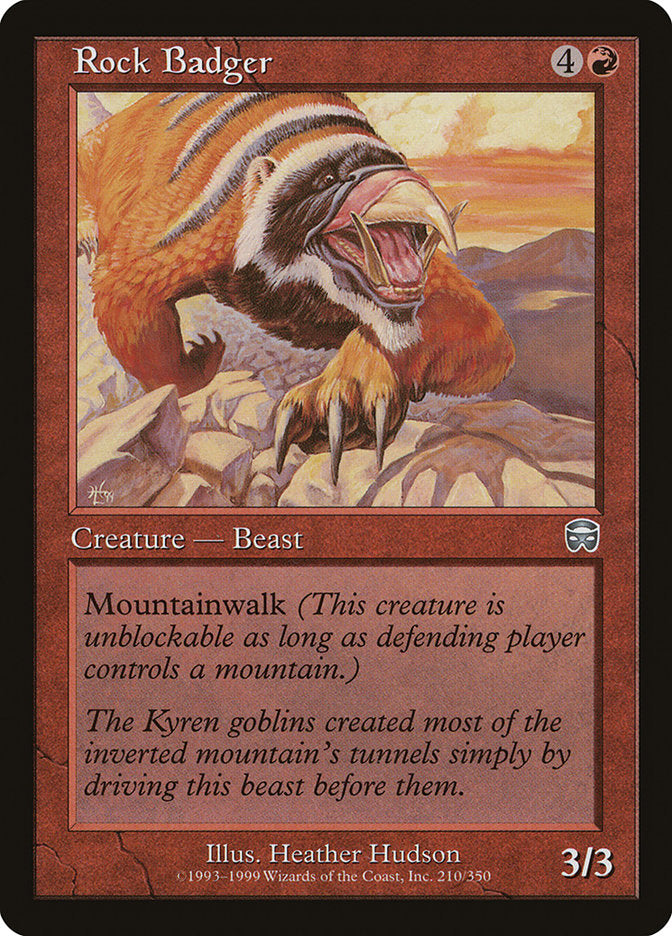 Rock Badger [Mercadian Masques] | Shuffle n Cut Hobbies & Games