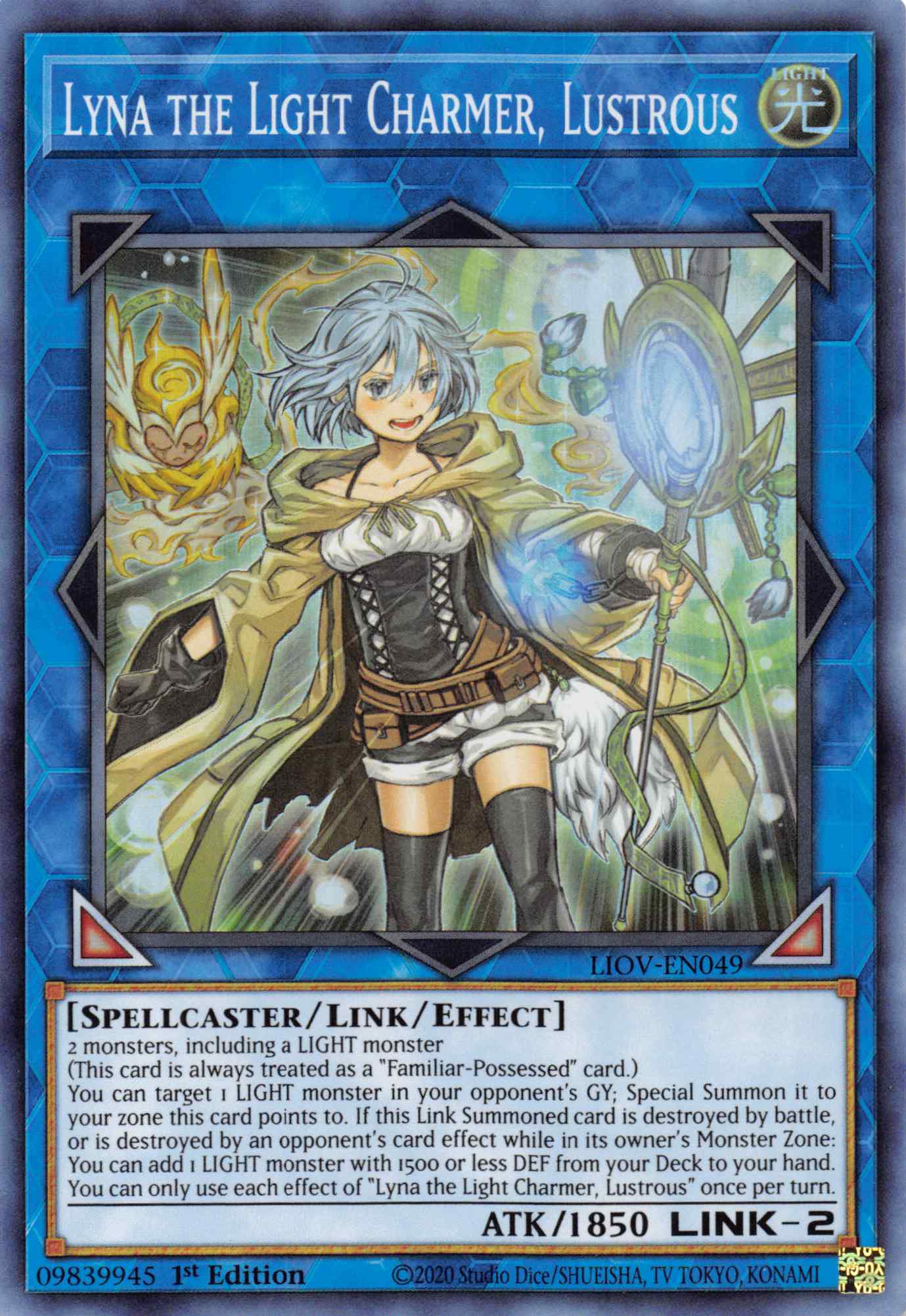 Lyna the Light Charmer, Lustrous [LIOV-EN049] Starlight Rare | Shuffle n Cut Hobbies & Games