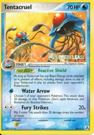 Tentacruel (45/92) (Prerelease Promo) [Nintendo: Black Star Promos] | Shuffle n Cut Hobbies & Games