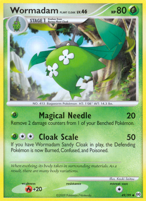 Wormadam Plant Cloak (49/99) [Platinum: Arceus] | Shuffle n Cut Hobbies & Games