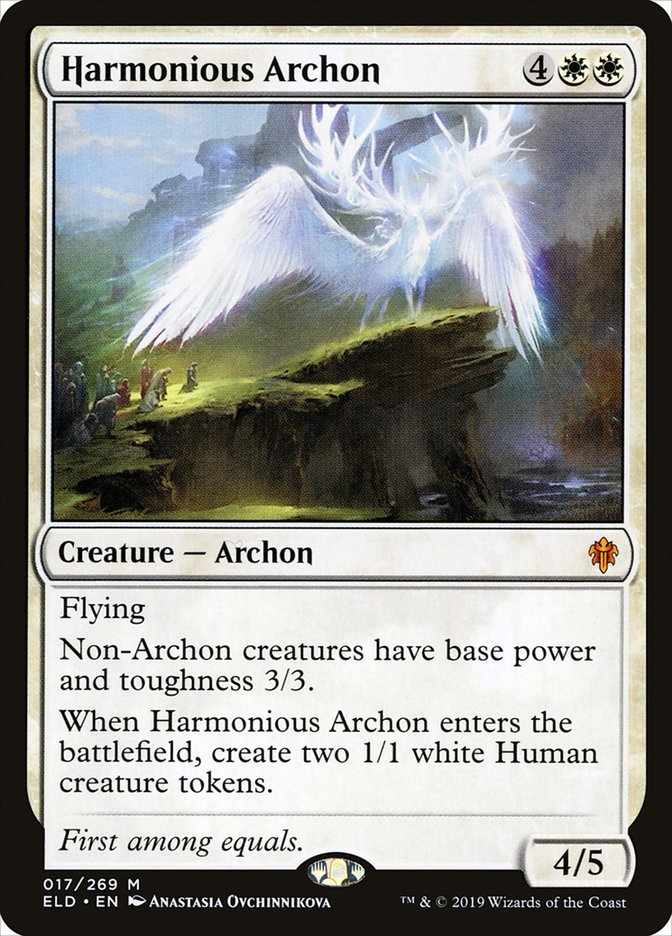 Harmonious Archon [Throne of Eldraine] | Shuffle n Cut Hobbies & Games