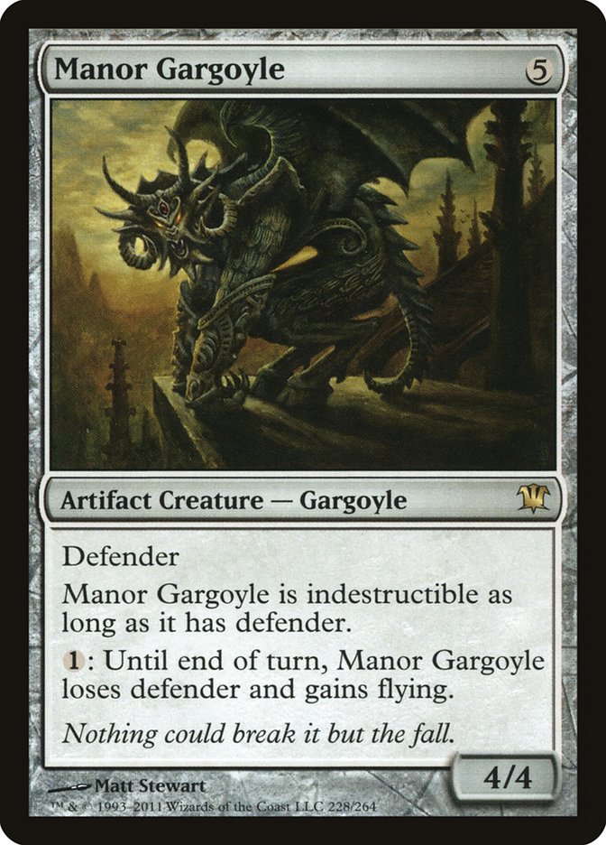 Manor Gargoyle [Innistrad] | Shuffle n Cut Hobbies & Games