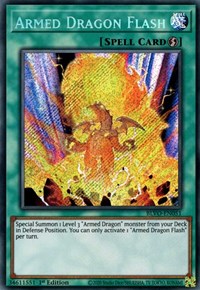 Armed Dragon Flash [BLVO-EN051] Secret Rare | Shuffle n Cut Hobbies & Games