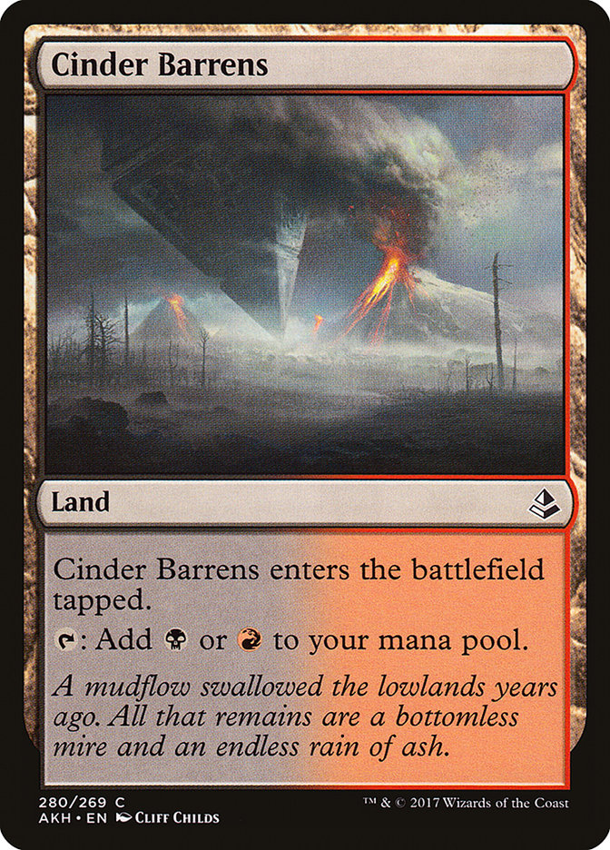 Cinder Barrens [Amonkhet] | Shuffle n Cut Hobbies & Games