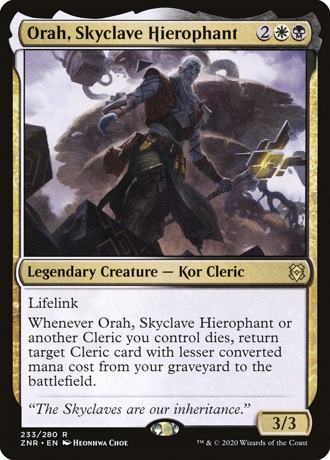 Orah, Skyclave Hierophant [Zendikar Rising] | Shuffle n Cut Hobbies & Games