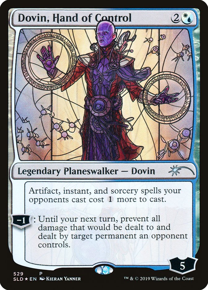 Dovin, Hand of Control (Stained Glass) [Secret Lair Drop Promos] | Shuffle n Cut Hobbies & Games