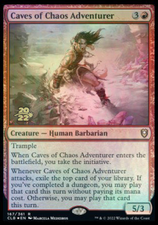 Caves of Chaos Adventurer [Commander Legends: Battle for Baldur's Gate Prerelease Promos] | Shuffle n Cut Hobbies & Games