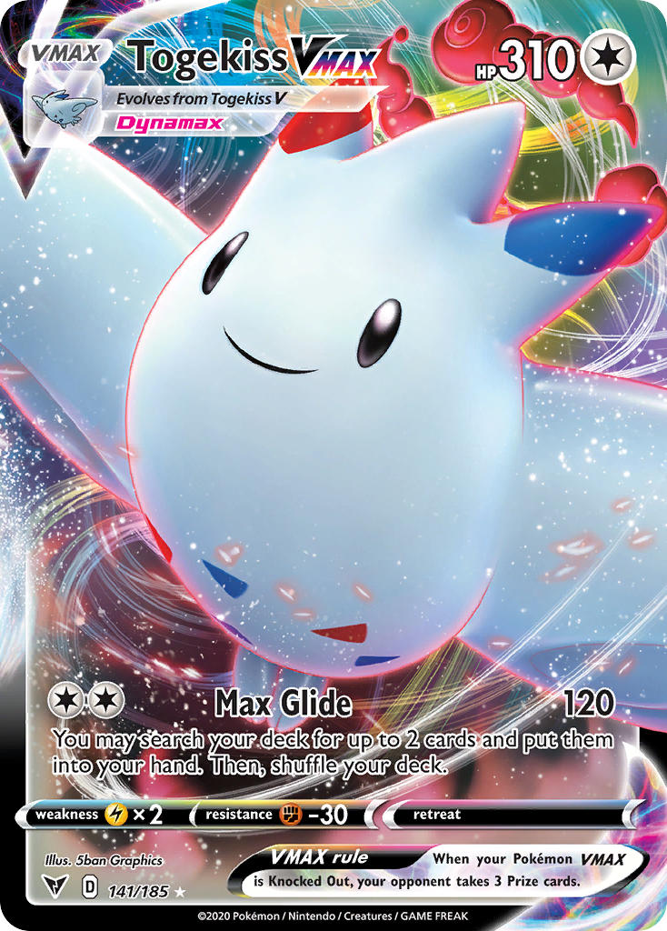 Togekiss VMAX (141/185) [Sword & Shield: Vivid Voltage] | Shuffle n Cut Hobbies & Games