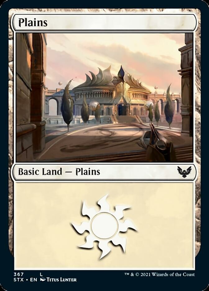 Plains (367) [Strixhaven: School of Mages] | Shuffle n Cut Hobbies & Games