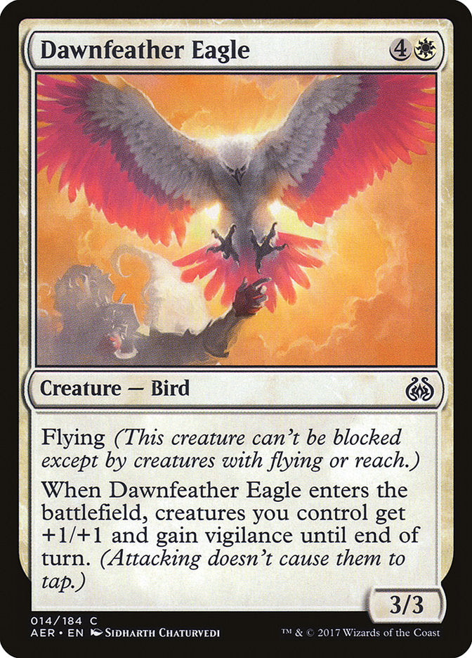 Dawnfeather Eagle (Intro Pack) [Aether Revolt Promos] | Shuffle n Cut Hobbies & Games
