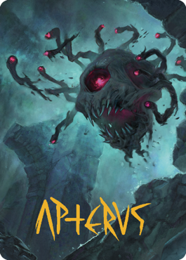 Ghastly Death Tyrant Art Card (Gold-Stamped Signature) [Commander Legends: Battle for Baldur's Gate Art Series] | Shuffle n Cut Hobbies & Games