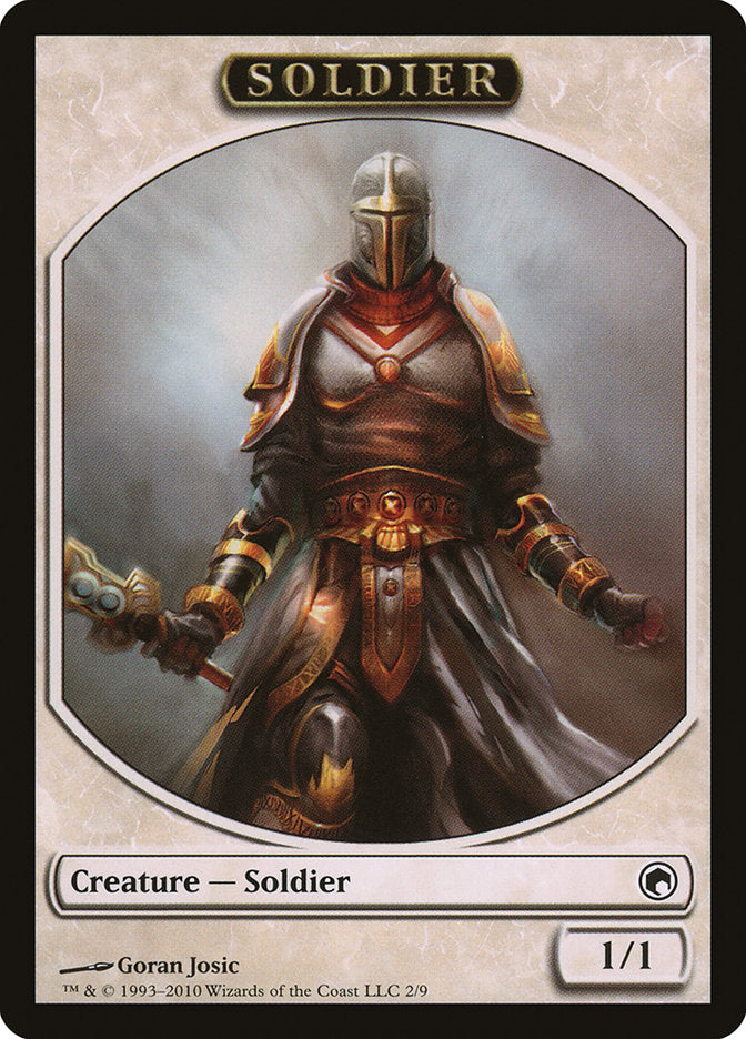 Soldier Token [Scars of Mirrodin Tokens] | Shuffle n Cut Hobbies & Games
