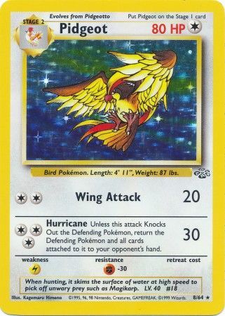 Pidgeot (8/64) [Jungle Unlimited] | Shuffle n Cut Hobbies & Games
