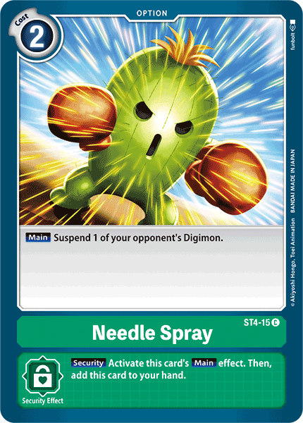 Needle Spray [ST4-15] [Starter Deck: Giga Green] | Shuffle n Cut Hobbies & Games